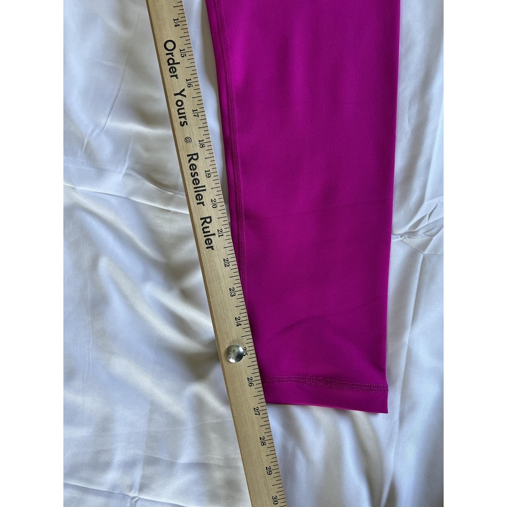 90 Degree by Reflex Leggings Womens XL Pink High Rise Yoga Pants Athletic Gym - Picture 8 of 9